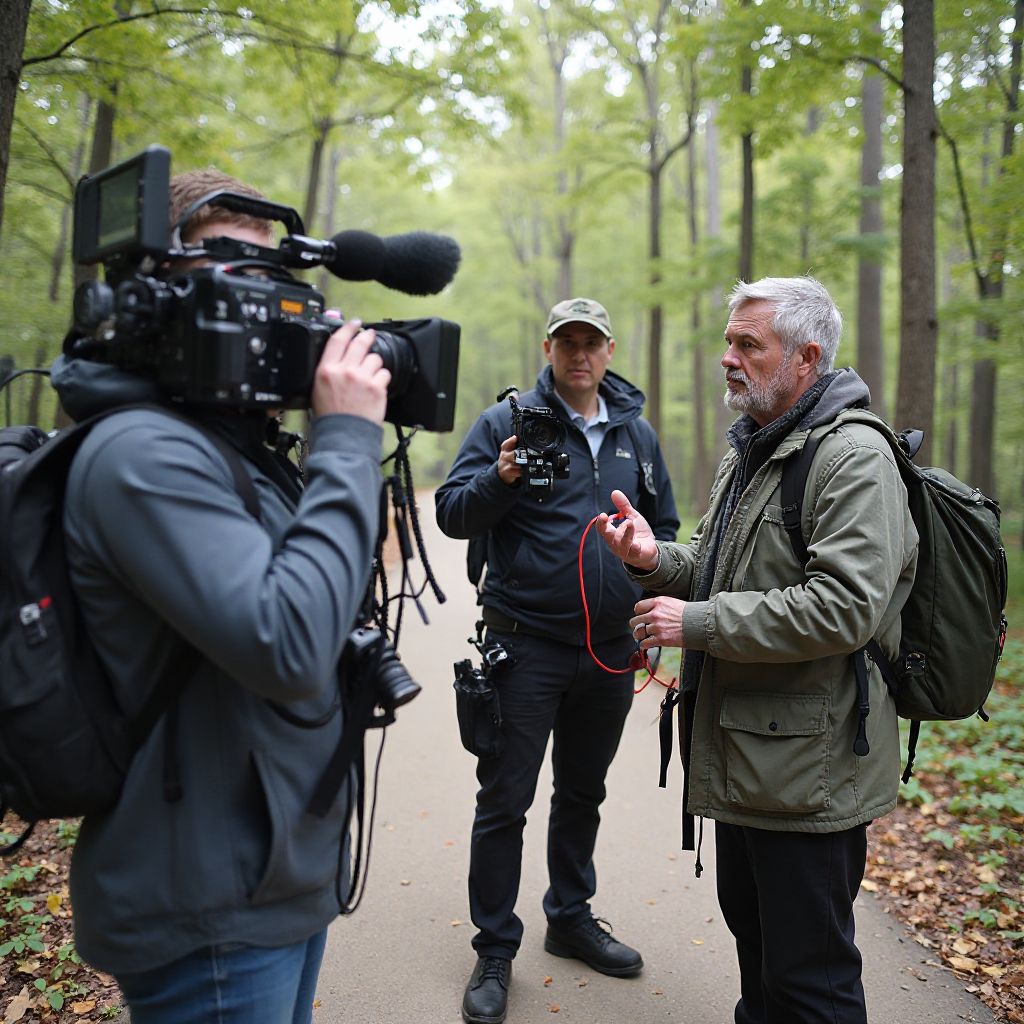 Interview télévisée